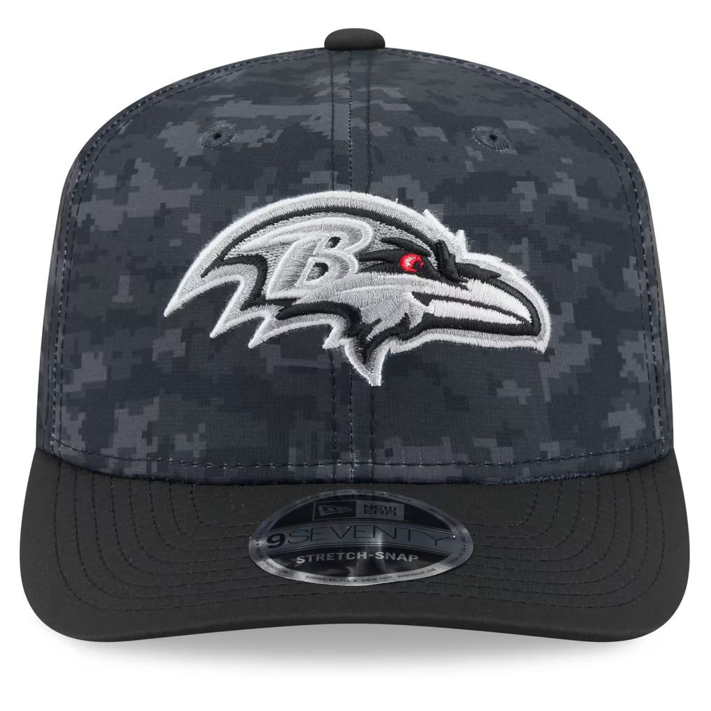 New Era Baltimore Ravens 2026 Salute to Service 9SEVENTY Stretch-Snap Hat