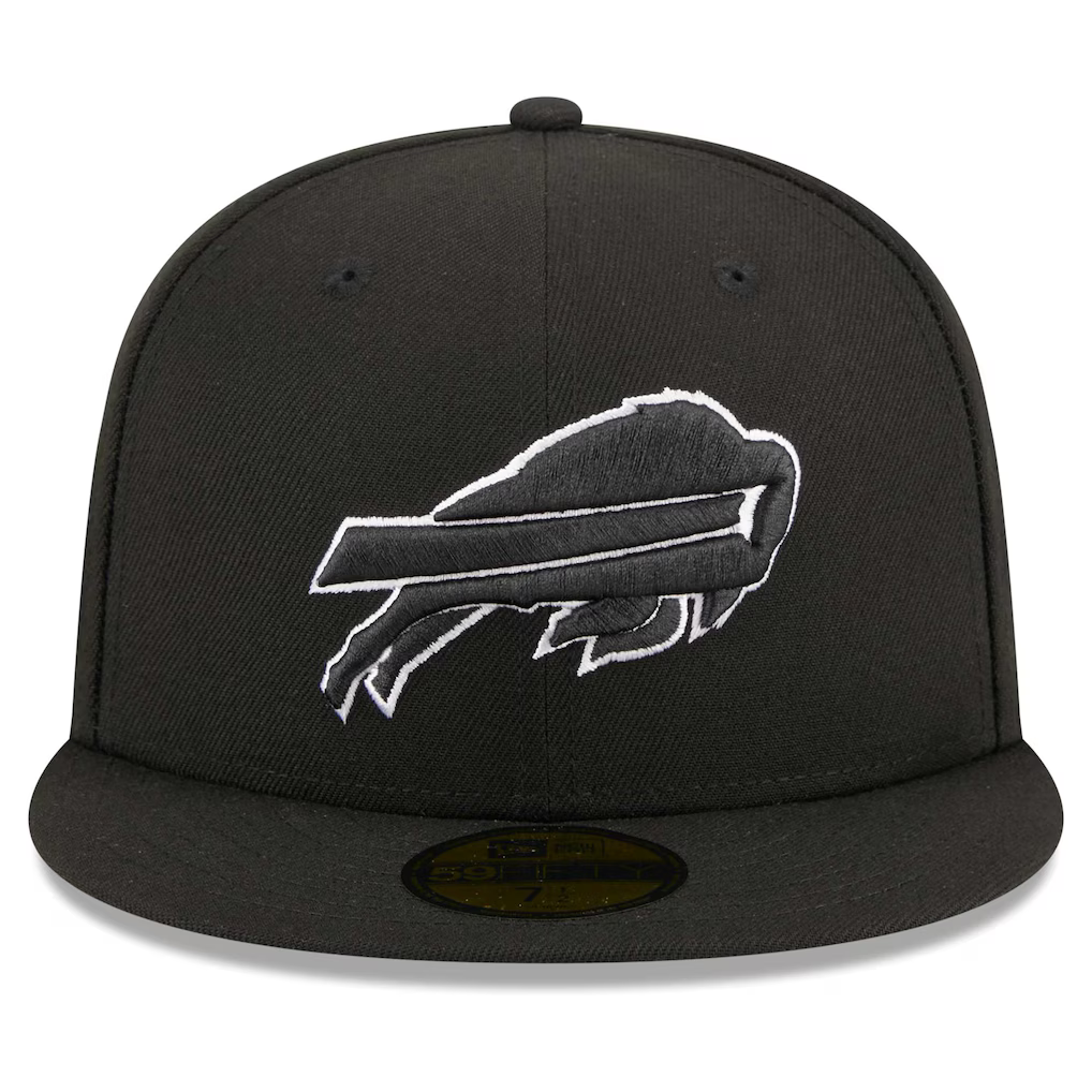 New Era Buffalo Bills Pro Bowl 1988 Side Patch 59FIFTY Fitted  Black & White Hat
