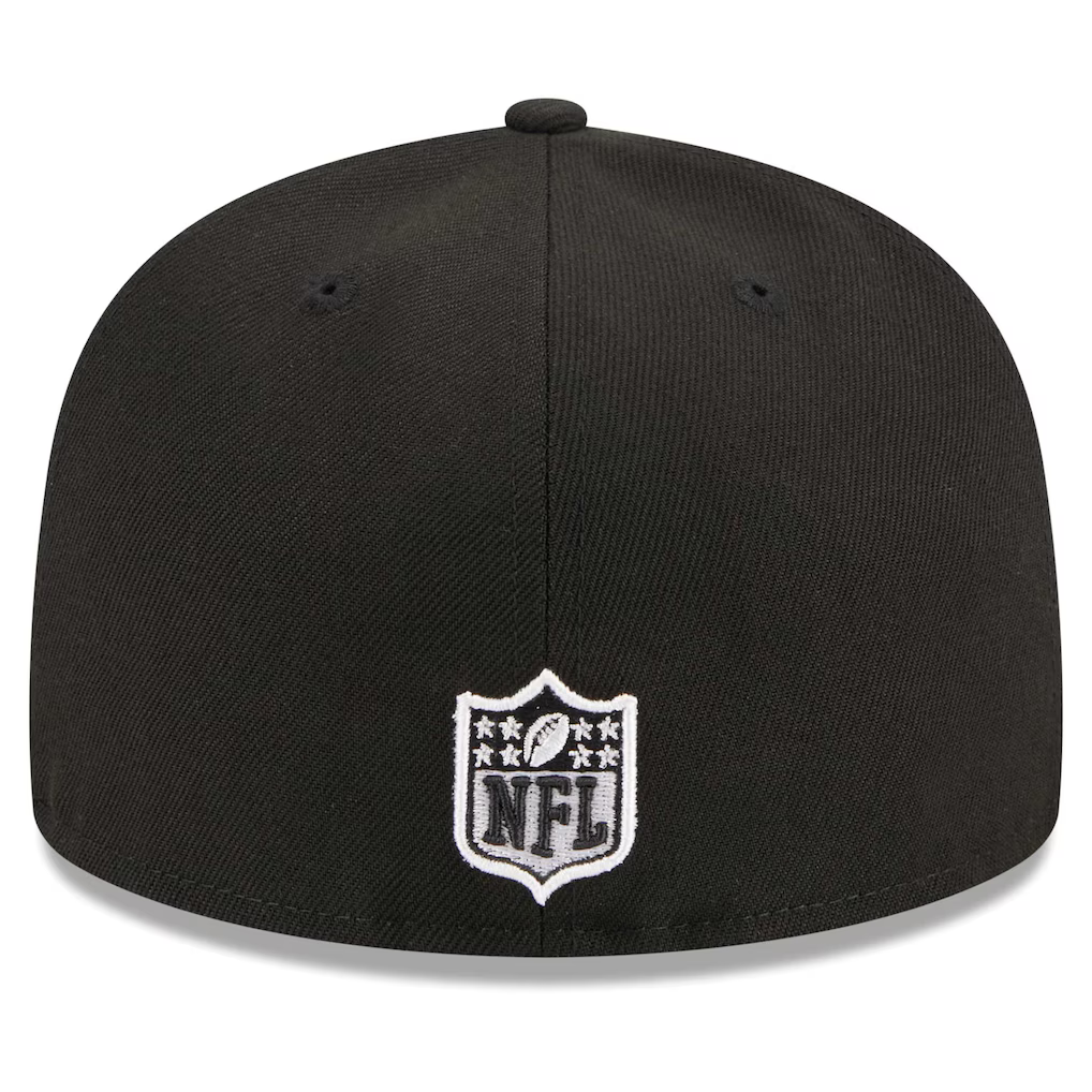 New Era Buffalo Bills Pro Bowl 1988 Side Patch 59FIFTY Fitted  Black & White Hat