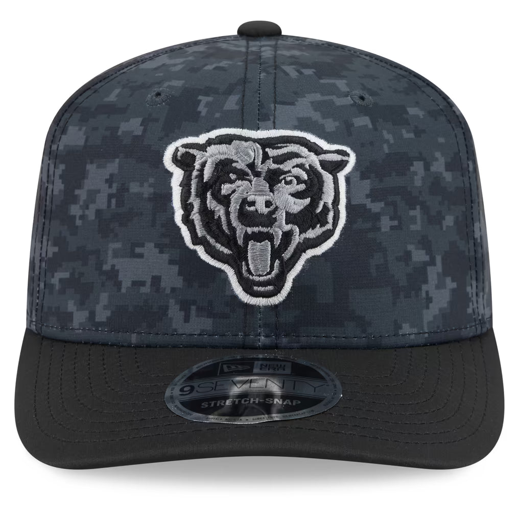 New Era Chicago Bears 2026 Salute to Service 9SEVENTY Stretch-Snap Hat