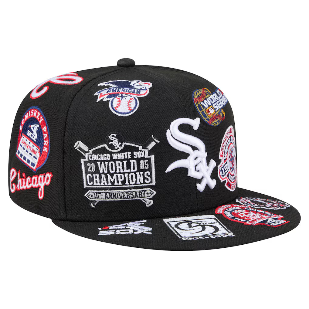 New Era Chicago White Sox  All Over 59FIFTY Fitted Hat - Black