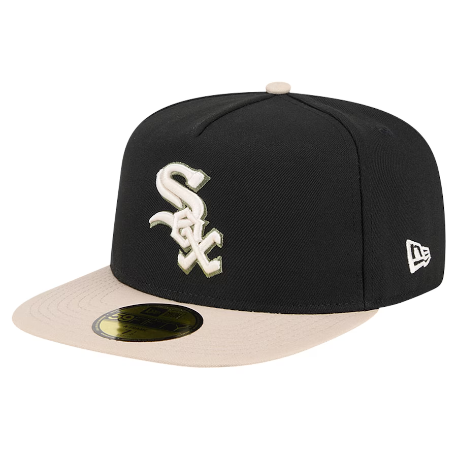 New Era Chicago White Sox Canvas A-Frame 59FIFTY Fitted Hat