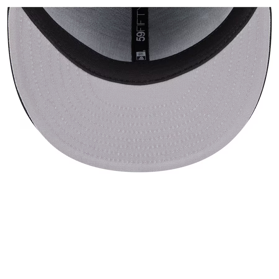 New Era Chicago White Sox Overlap 59FIFTY Fitted Hat-Black