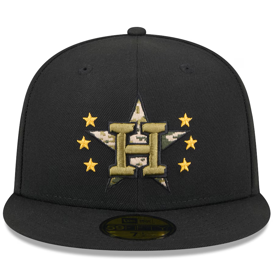 New Era Houston Astros Armed Forces Day On-Field 59FIFTY Fitted Hat 2024