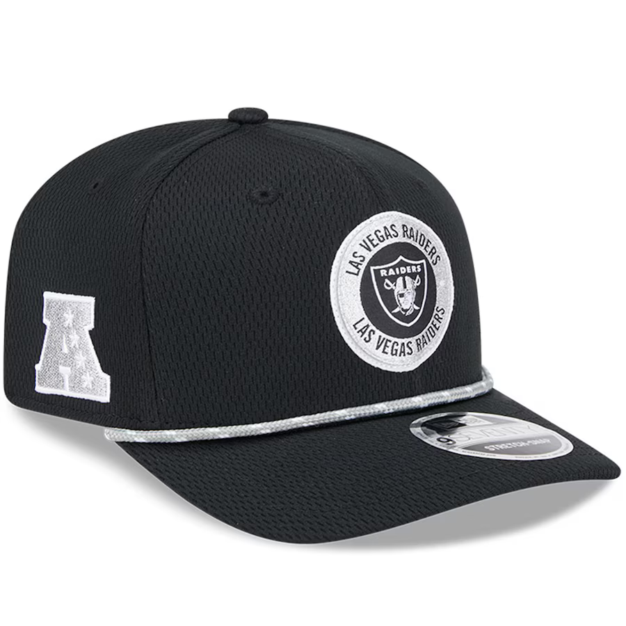 New Era Las Vegas Raiders Sideline 9SEVENTY Adjustable Cap-Black