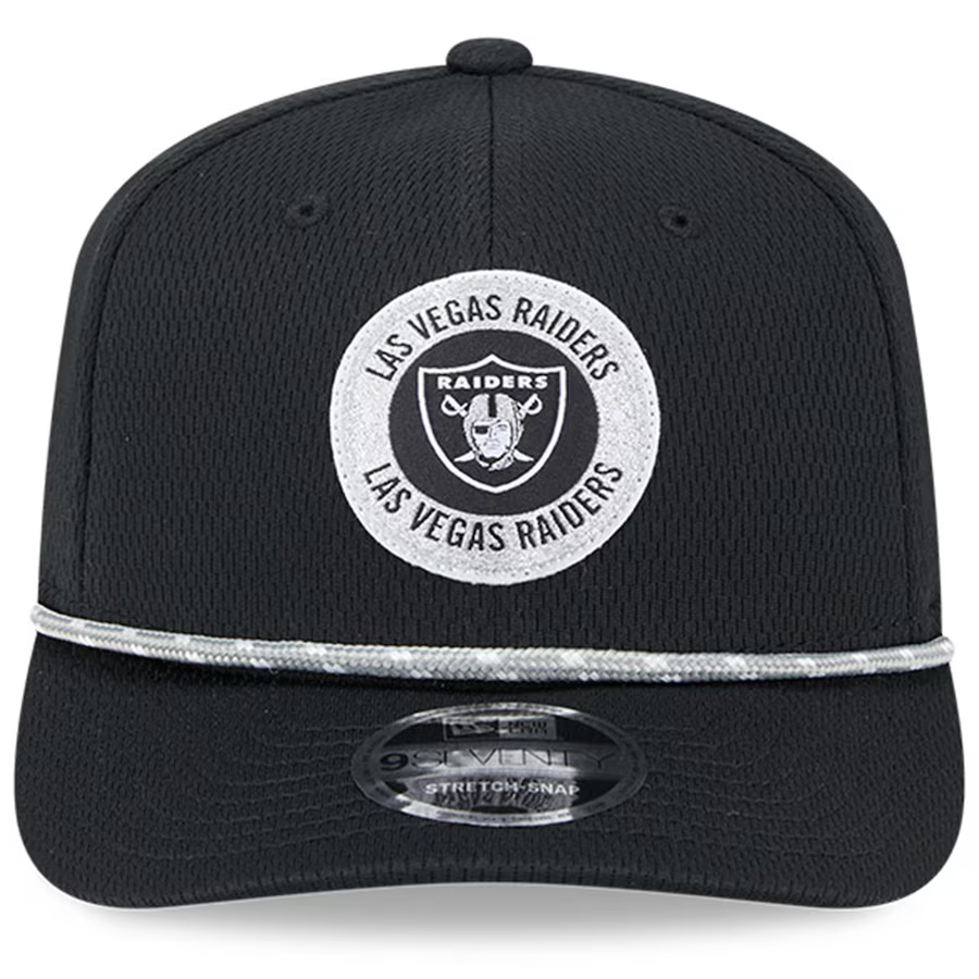 New Era Las Vegas Raiders Sideline 9SEVENTY Adjustable Cap-Black