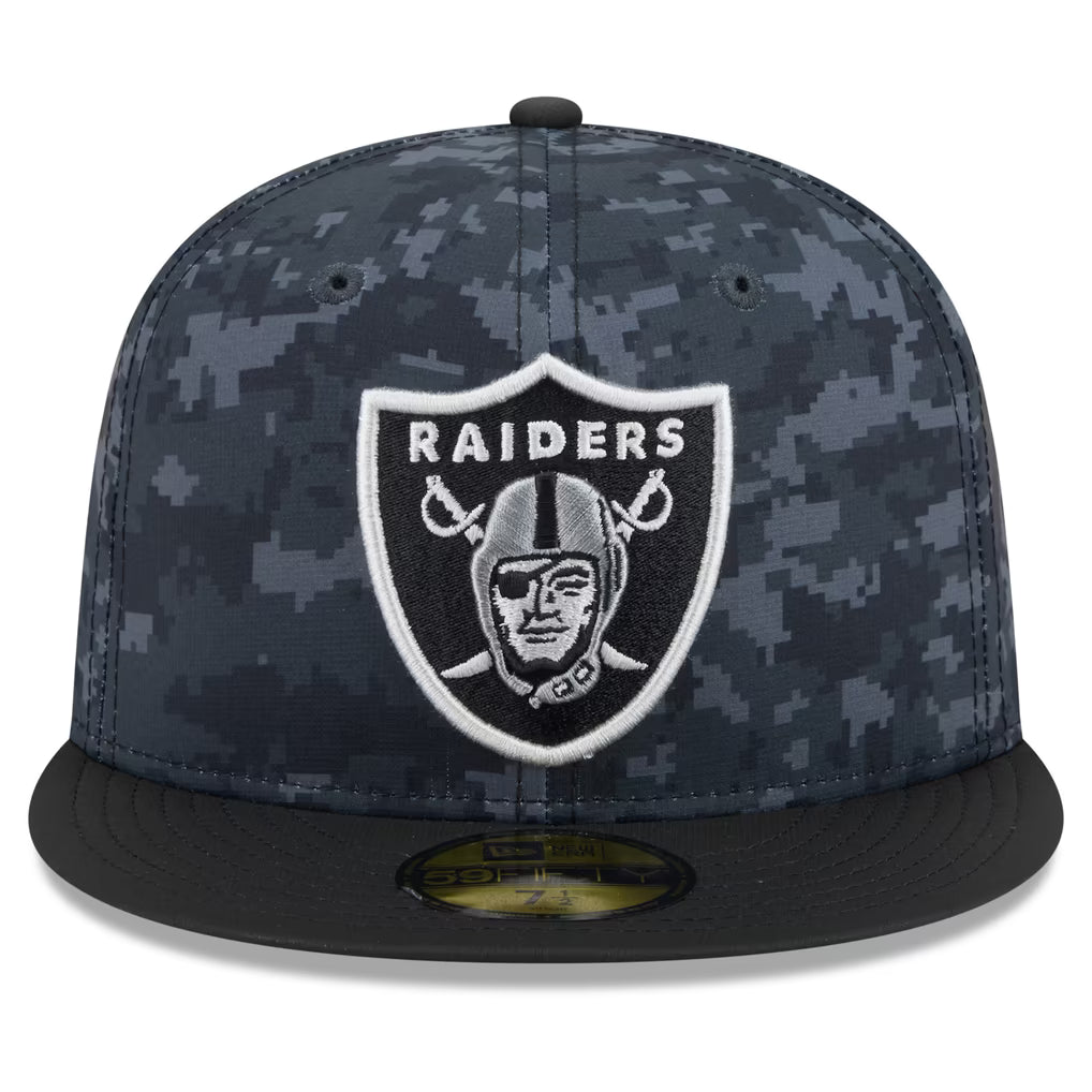 New Era Las Vegas Raiders Salute To Service 2026 59FIFTY Fitted Hat