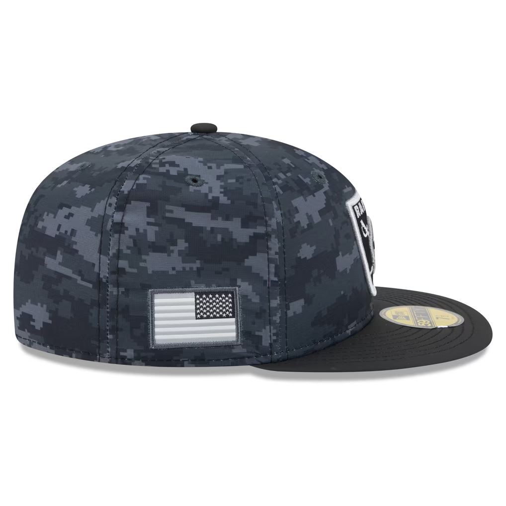 New Era Las Vegas Raiders Salute To Service 2026 59FIFTY Fitted Hat