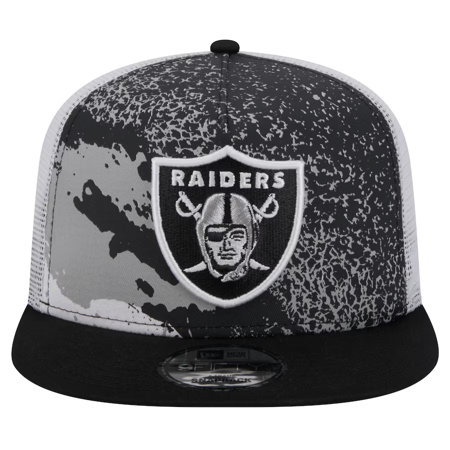 New Era Las Vegas Raiders Court Sport 9FIFTY Snapback Trucker Hat