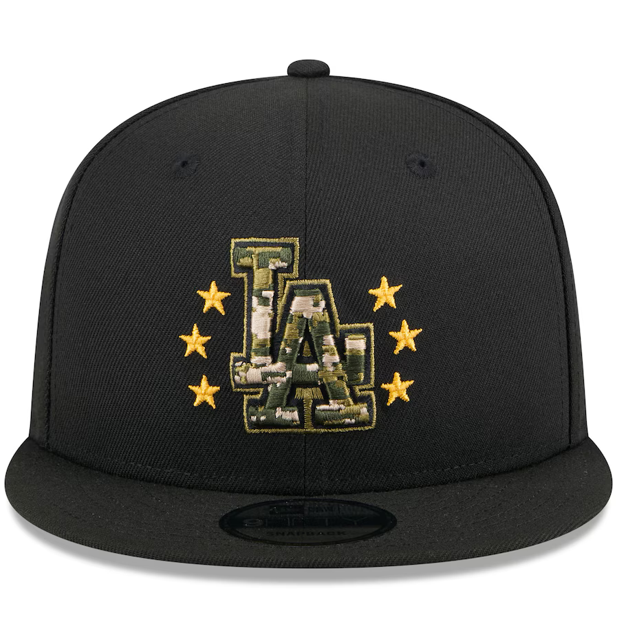 New Era Los Angeles Dodgers Armed Forces Day 9FIFTY Snapback Hat 2024