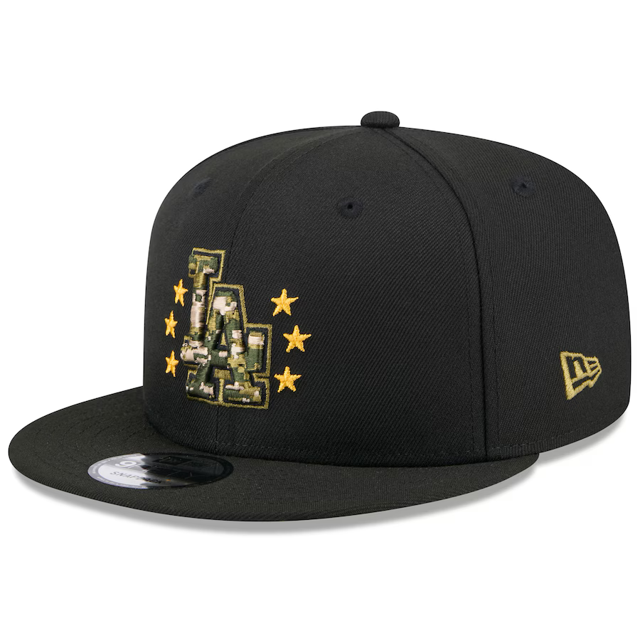 New Era Los Angeles Dodgers Armed Forces Day 9FIFTY Snapback Hat 2024