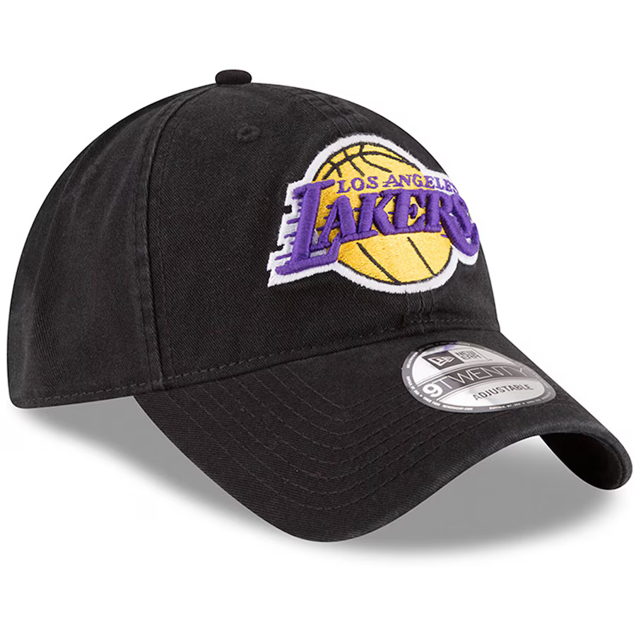 New Era Los Angeles Lakers 2.0 Core Classic 9TWENTY Adjustable Hat-Black