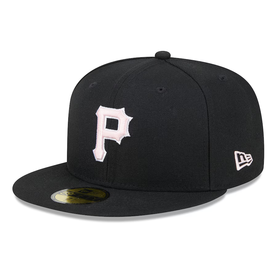 New Era Pittsburgh Pirates 2024 Mother's Day On-Field 59FIFTY Fitted Hat-Black