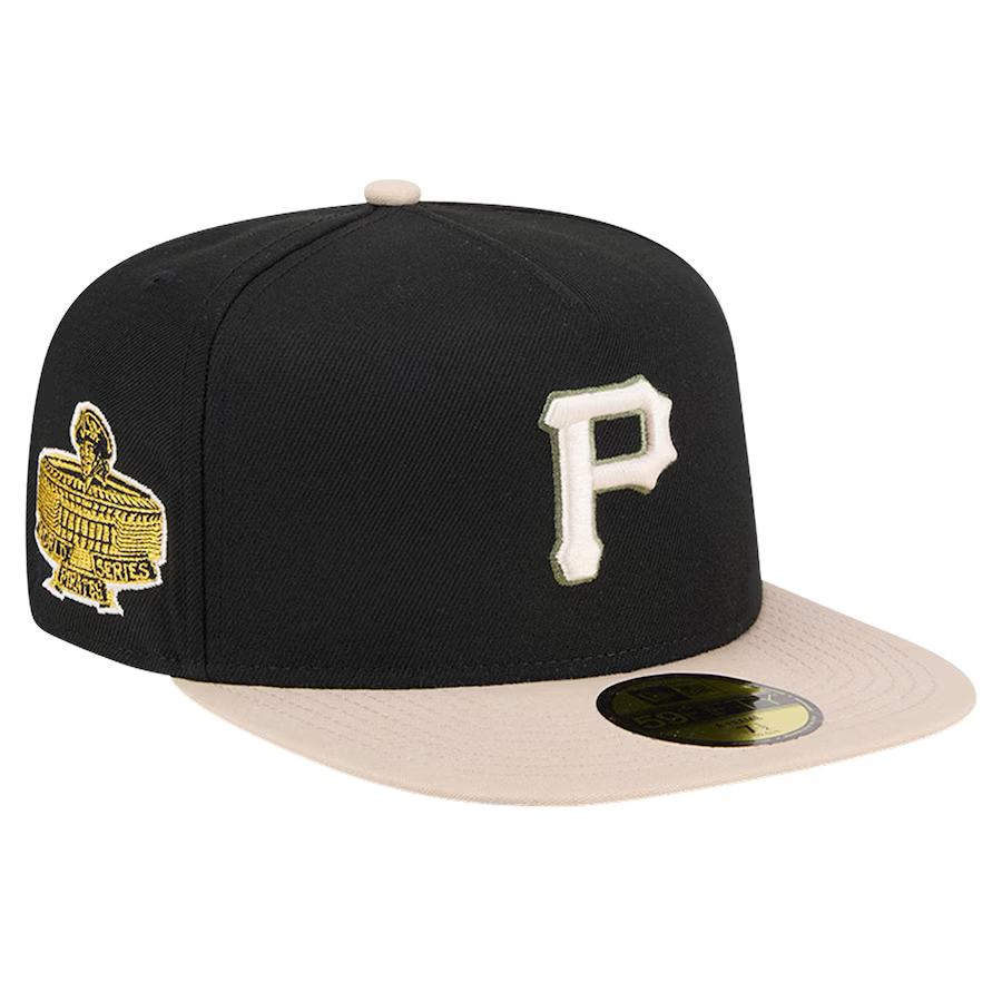 New Era Pittsburgh Pirates Canvas A-Frame 59FIFTY Fitted Hat