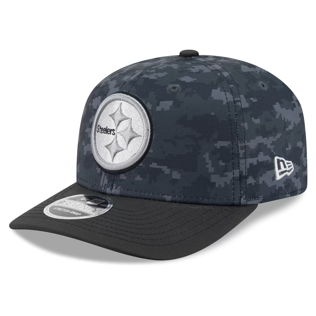 New Era Pittsburgh Steelers 2026 Salute to Service 9SEVENTY Stretch-Snap Hat