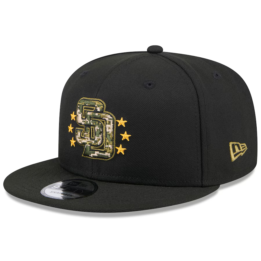 New Era San Diego Padres Armed Forces Day 9FIFTY Snapback Hat 2024