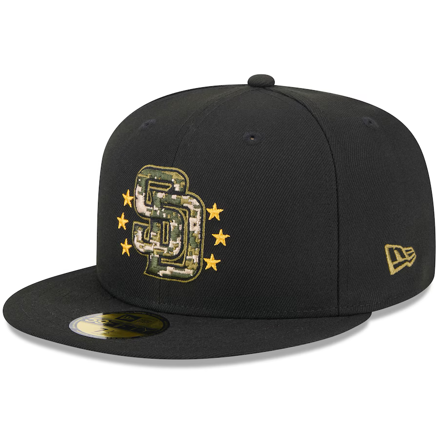 New Era San Diego Padres Armed Forces Day On-Field 59FIFTY Fitted Hat 2024