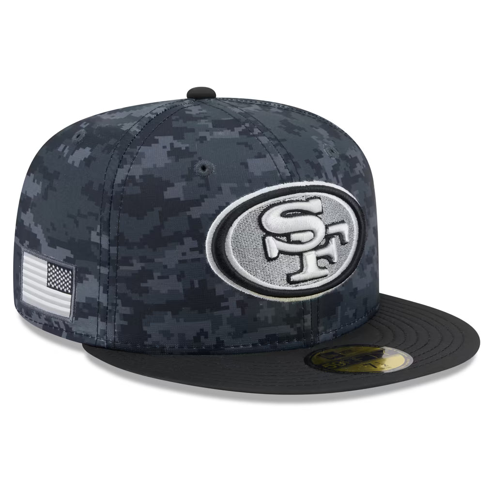 New Era San Francisco 49ers Salute To Service 2026 59FIFTY Fitted Hat