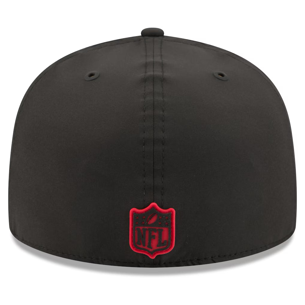 New Era San Francisco 49ERS 2026 Performance ON-FIELD Sideline 59FIFTY Fitted Hat-Black/Red