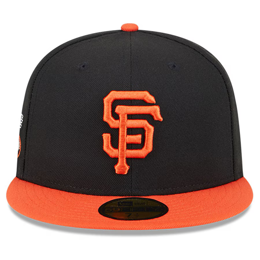 New Era San Francisco Giants Black Big League Chew Team 59FIFTY Fitted Hat-Black