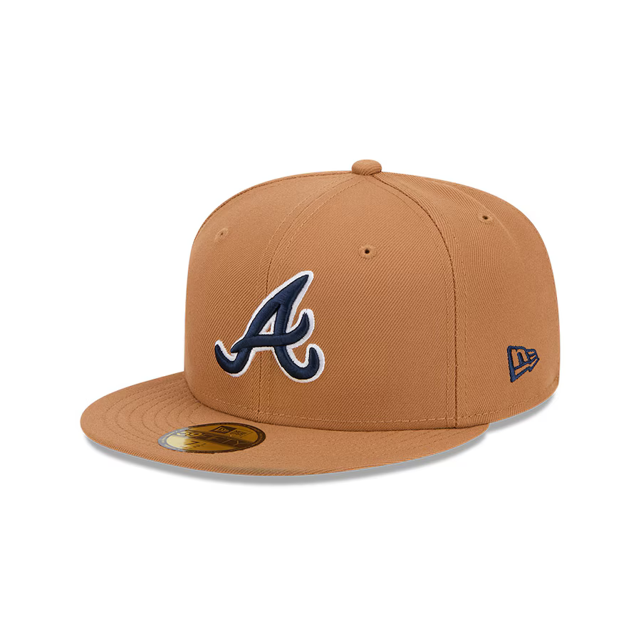New Era Atlanta Braves Color Pack 59FIFTY Fitted Hat-Brown