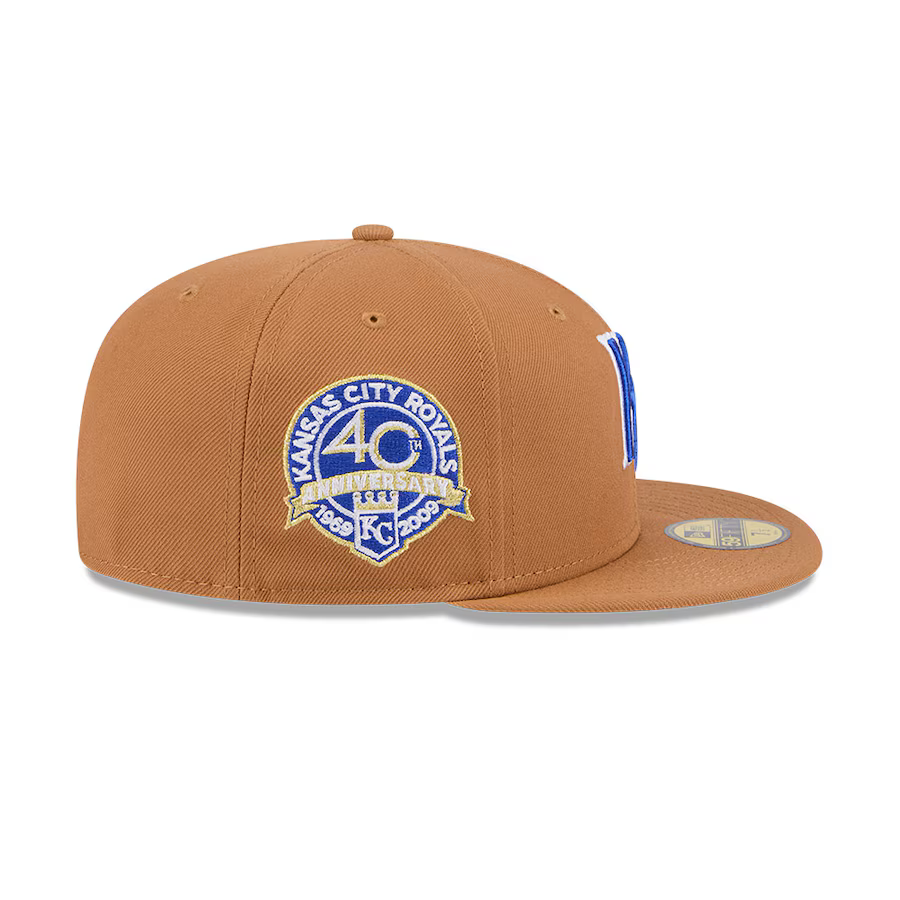 New Era Kansas City Royals Color Pack 59FIFTY Fitted Hat-Brown