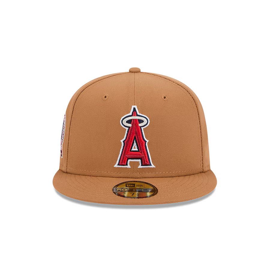 New Era Los Angeles Angels Color Pack 59FIFTY Fitted Hat-Brown