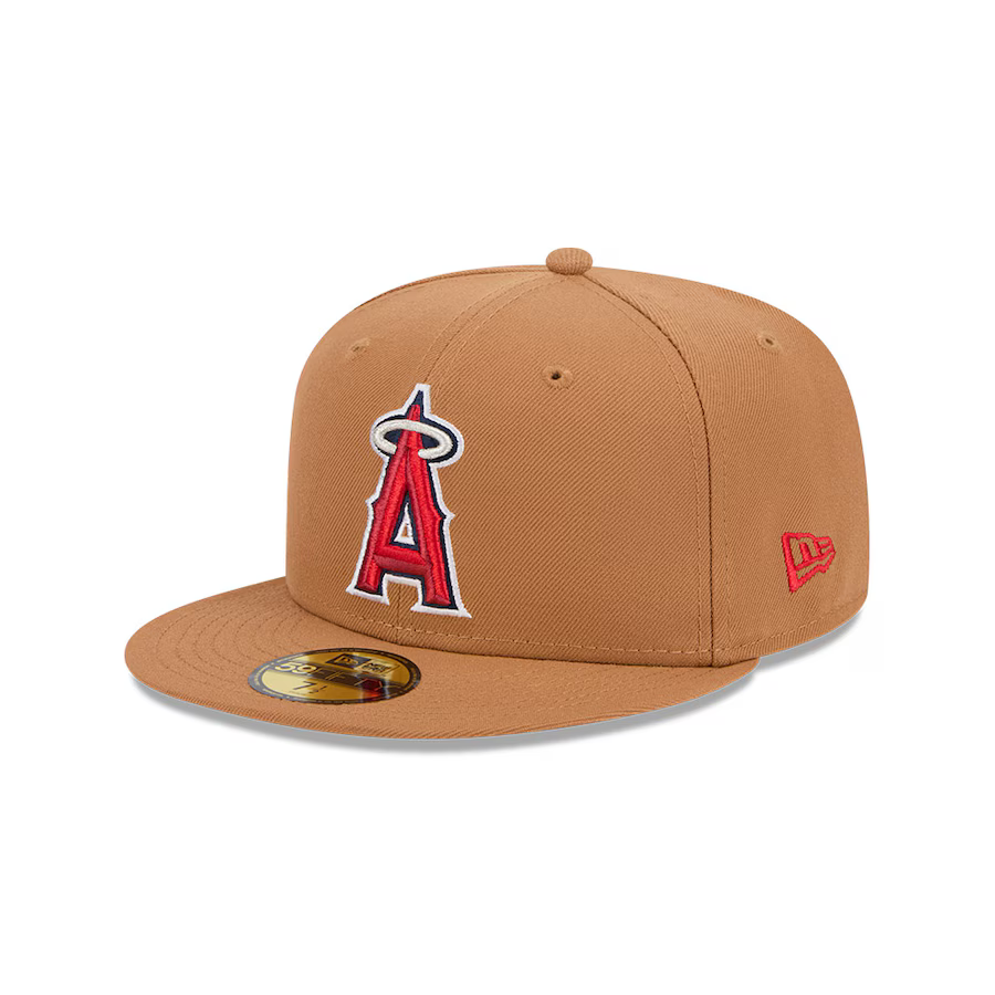 New Era Los Angeles Angels Color Pack 59FIFTY Fitted Hat-Brown