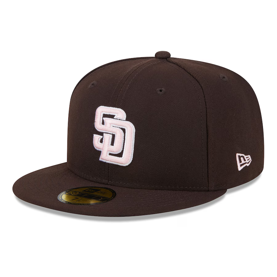 New Era San Diego Padres 2024 Mother's Day On-Field 59FIFTY Fitted Hat-Brown