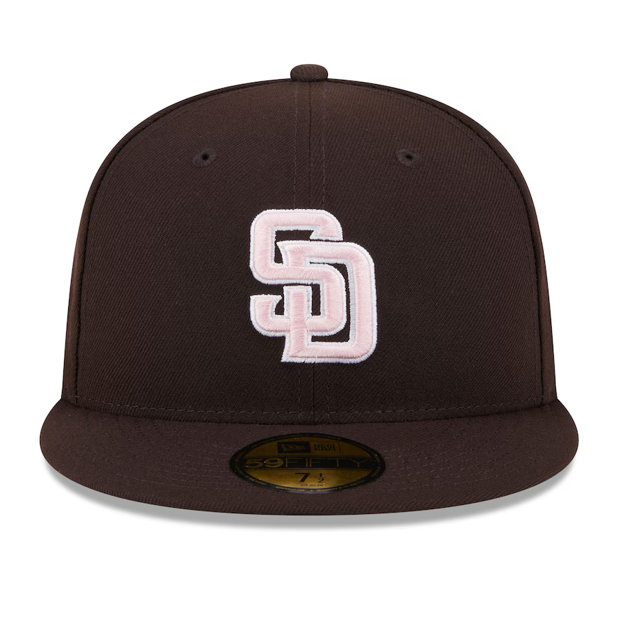 New Era San Diego Padres 2024 Mother's Day On-Field 59FIFTY Fitted Hat-Brown