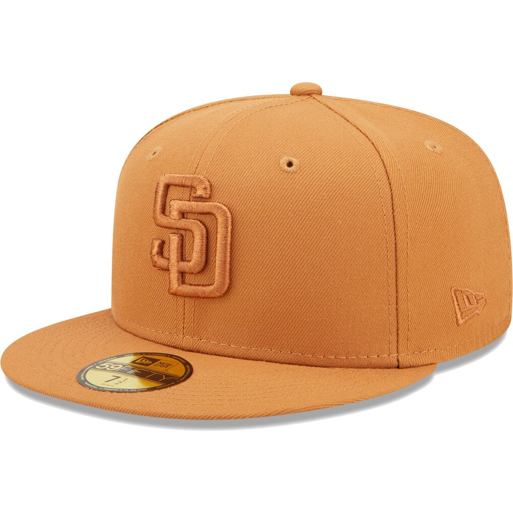 New Era Men's San Diego Padres Color Pack 59FIFTY Fitted Hat-Bronze