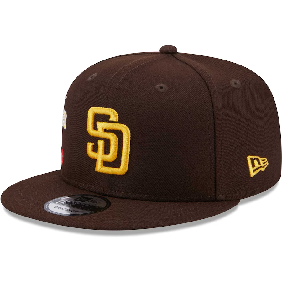 New Era San Diego Padres Icon E1 9Fifty Snapback Hat-Brown