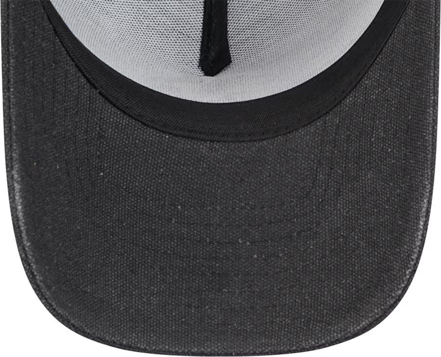 New Era Pittsburgh Pirates Logo Essentials A Frame 9FORTY Adjustable Hat-Charcoal Black