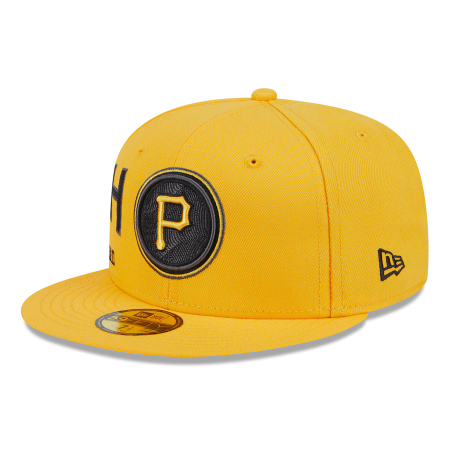 New Era Pittsburgh Pirates City Connect Icon 9FIFTY Snapback Hat-Gold