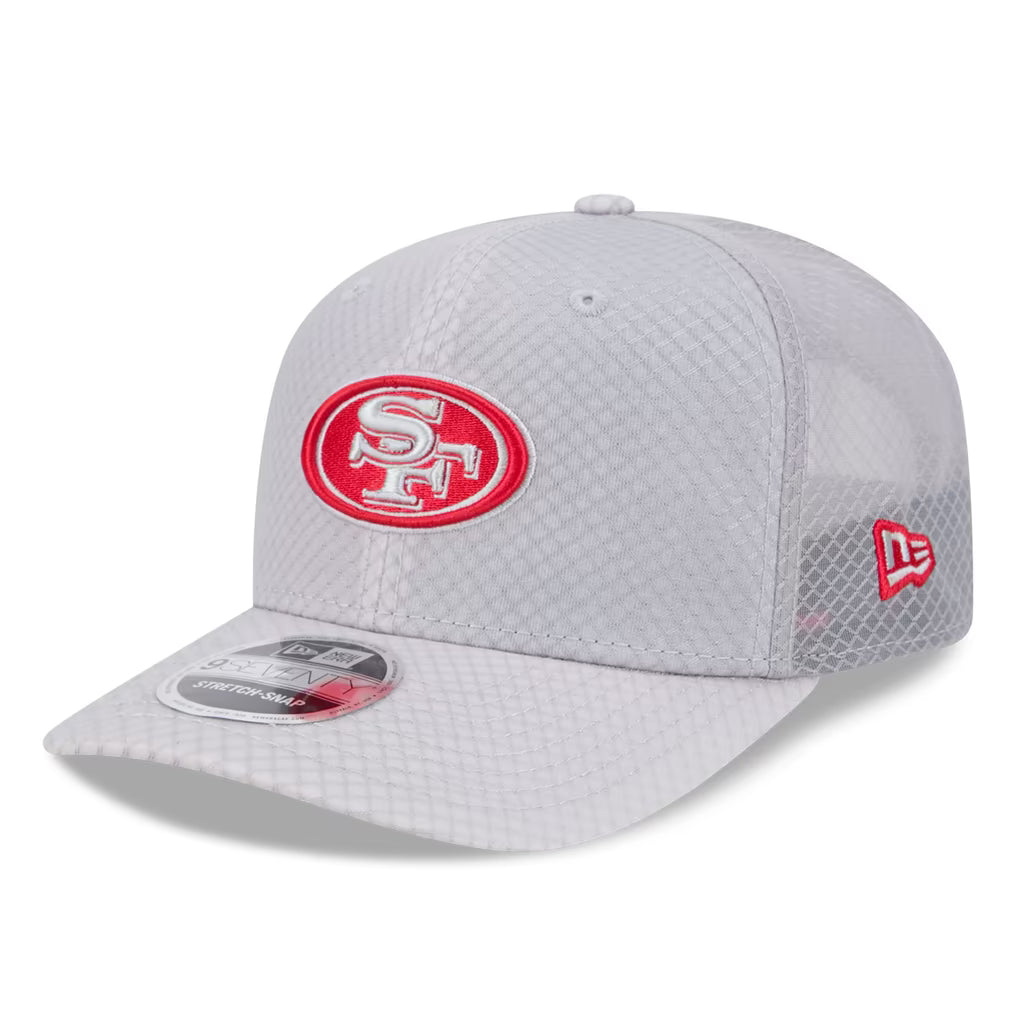 New Era San Francisco 49ers Gray Jock  9SEVENTY Adjustable Hat