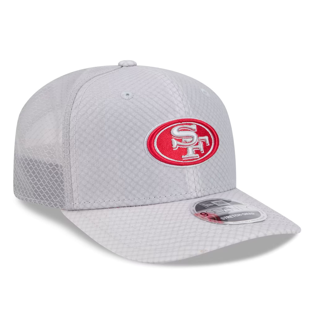 New Era San Francisco 49ers Gray Jock  9SEVENTY Adjustable Hat