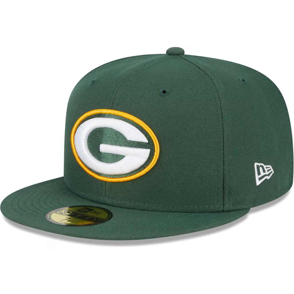 New Era Green Bay Packers Basic 59FIFTY Fitted Hat- Green