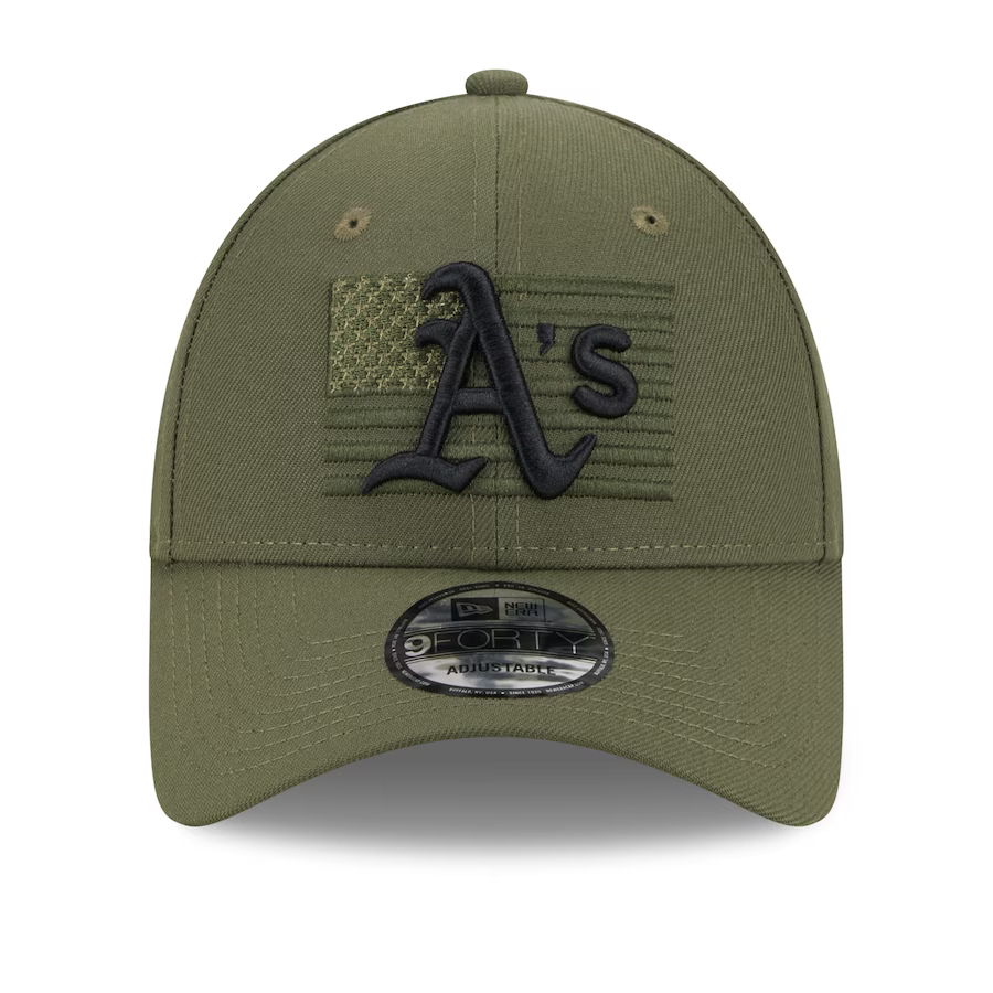 New Era Oakland Athletics Armed Forces Weekend 9FORTY Stretch Snap Hat