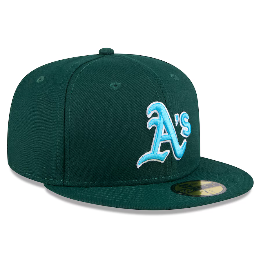 New Era Oakland Athletics Father's Day 59FIFTY Fitted Hat 2024 - Green