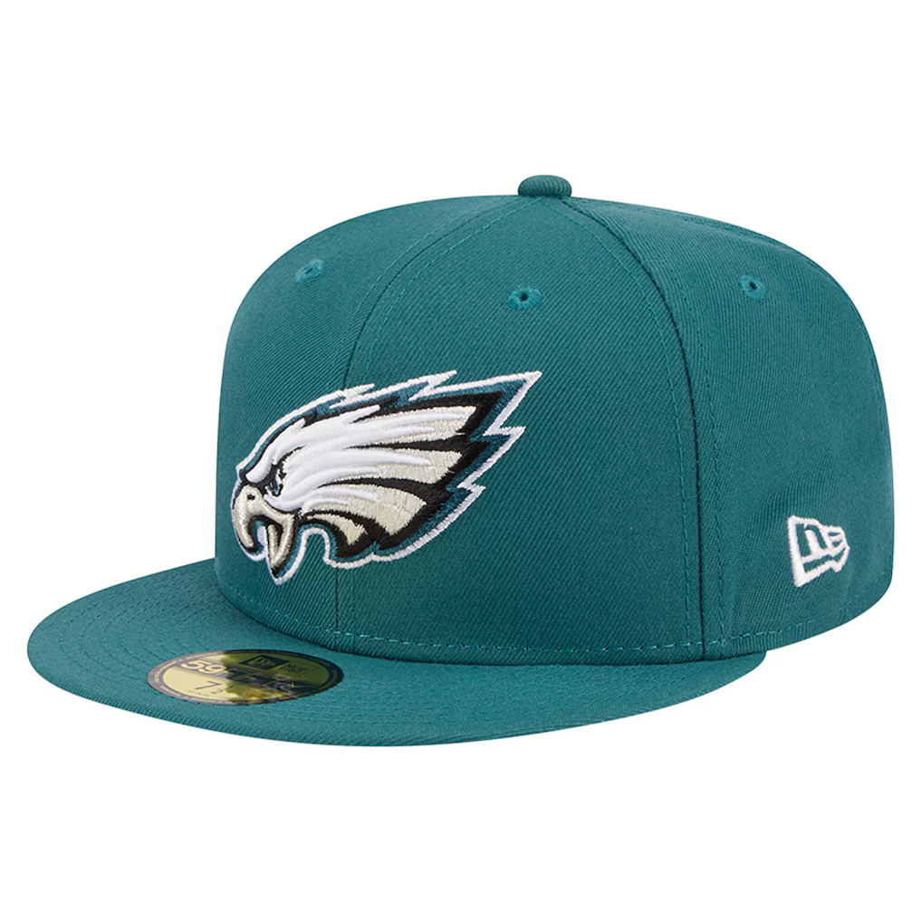 New Era Philadelphia Eagles Basic 59FIFTY Fitted Hat- Midnight Green