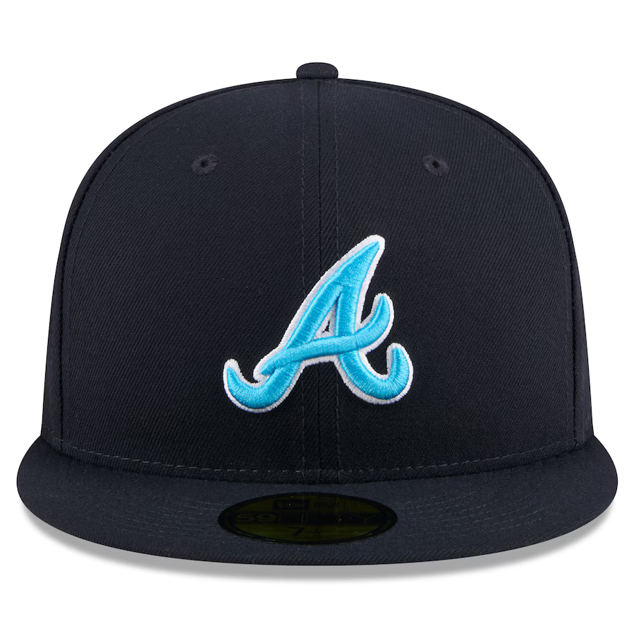 New Era Atlanta Braves Father's Day 59FIFTY Fitted Hat 2024-Navy
