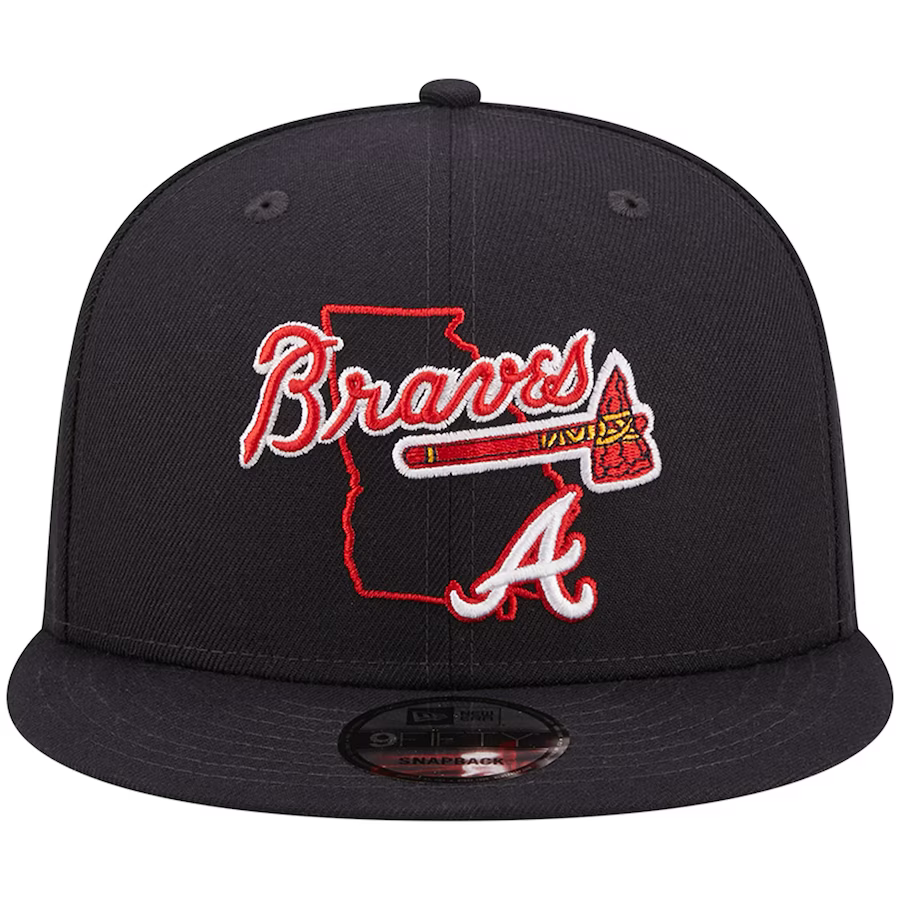 New Era Atlanta Braves State Logo 9FIFTY Snapback Hat