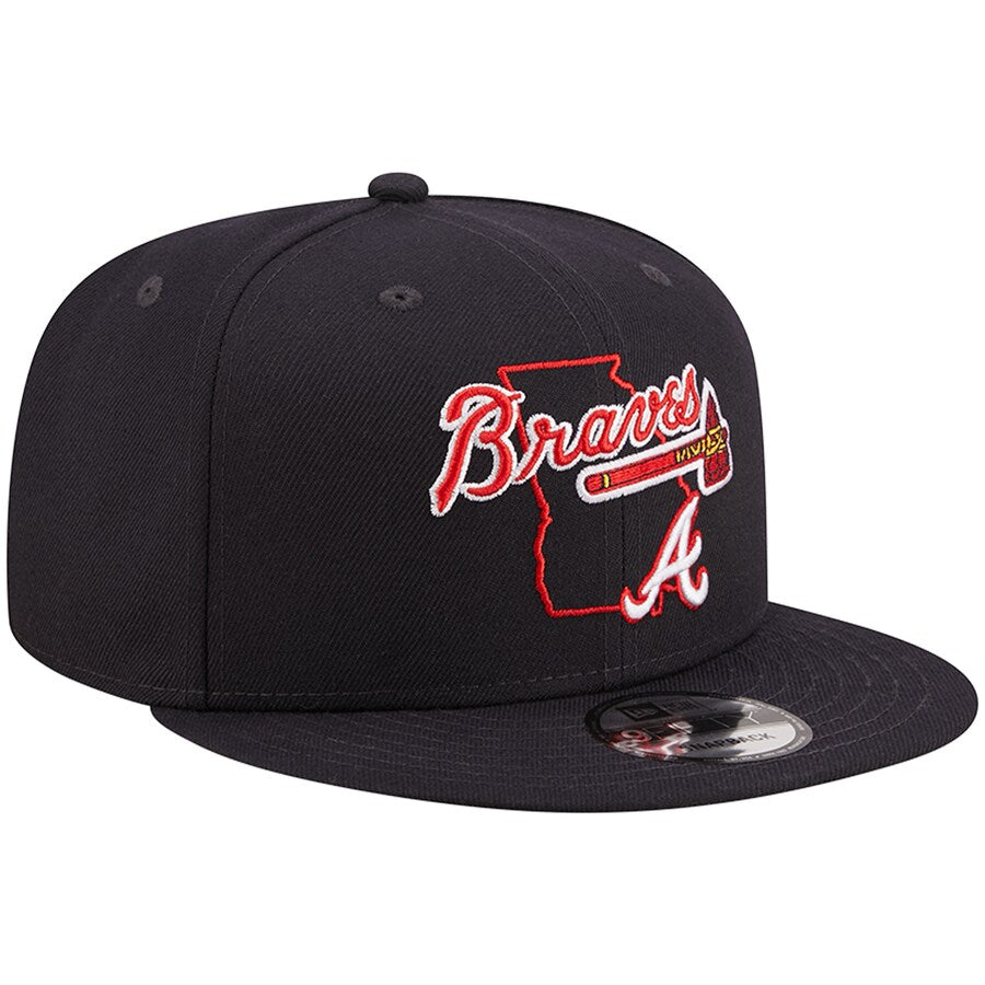 New Era Atlanta Braves State Logo 9FIFTY Snapback Hat
