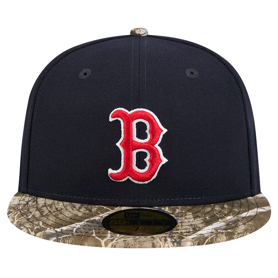 New Era Boston Red Sox Navy Realtree Camo 59FIFTY Fitted Hat