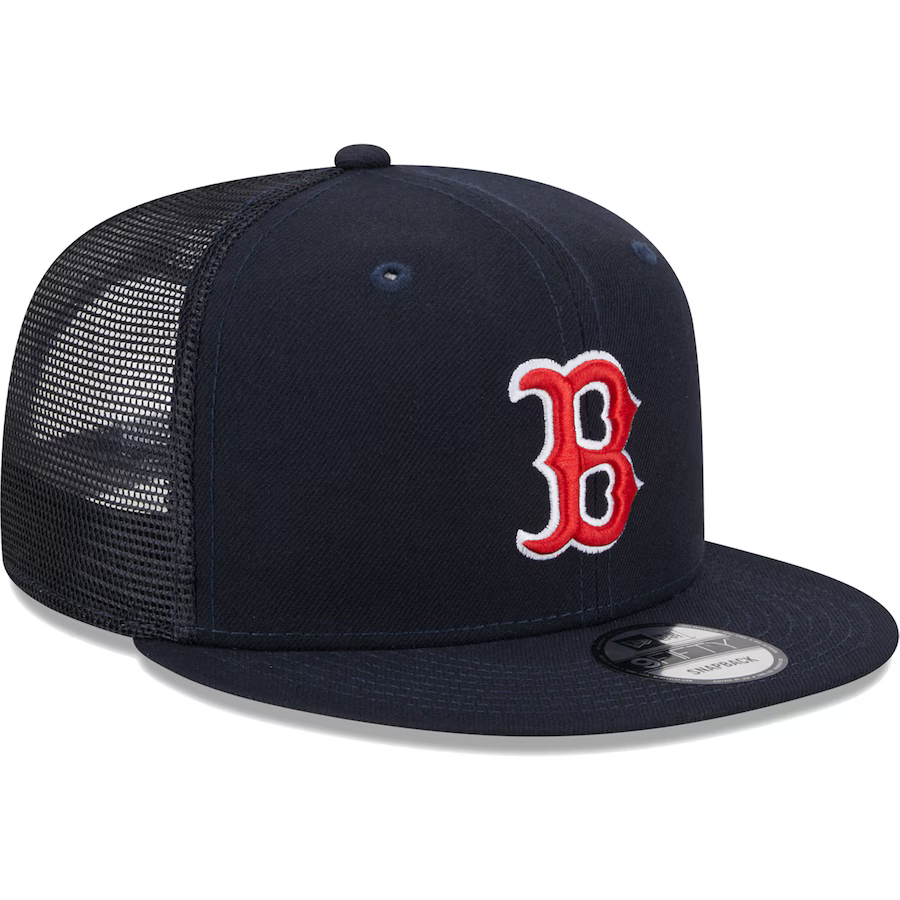 New Era Boston Red Sox 9FIFTY Trucker Snapback Hat