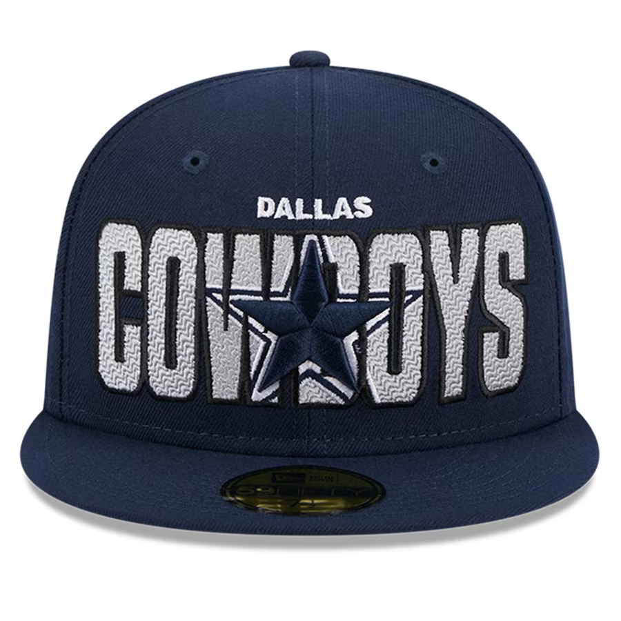 New Era Men's Dallas Cowboys Navy 2023 NFL Draft 59FIFTY Fitted Hat