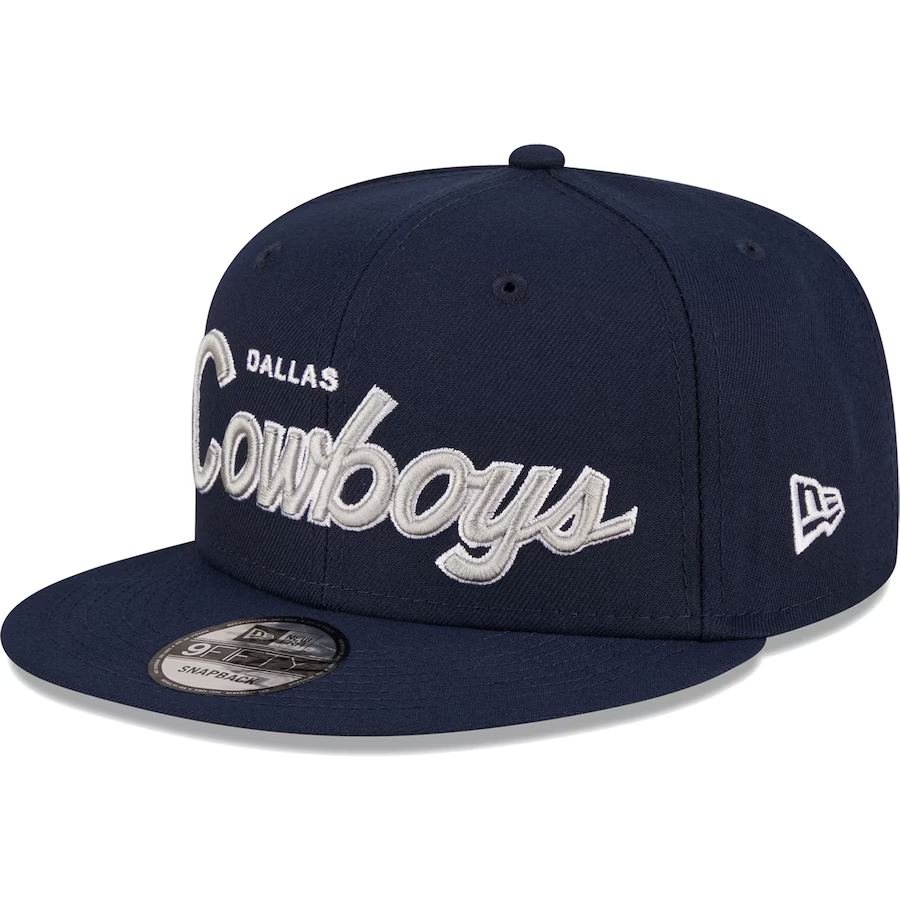 Men's New Era Dallas Cowboys Script 9Fifty Snapback Hat