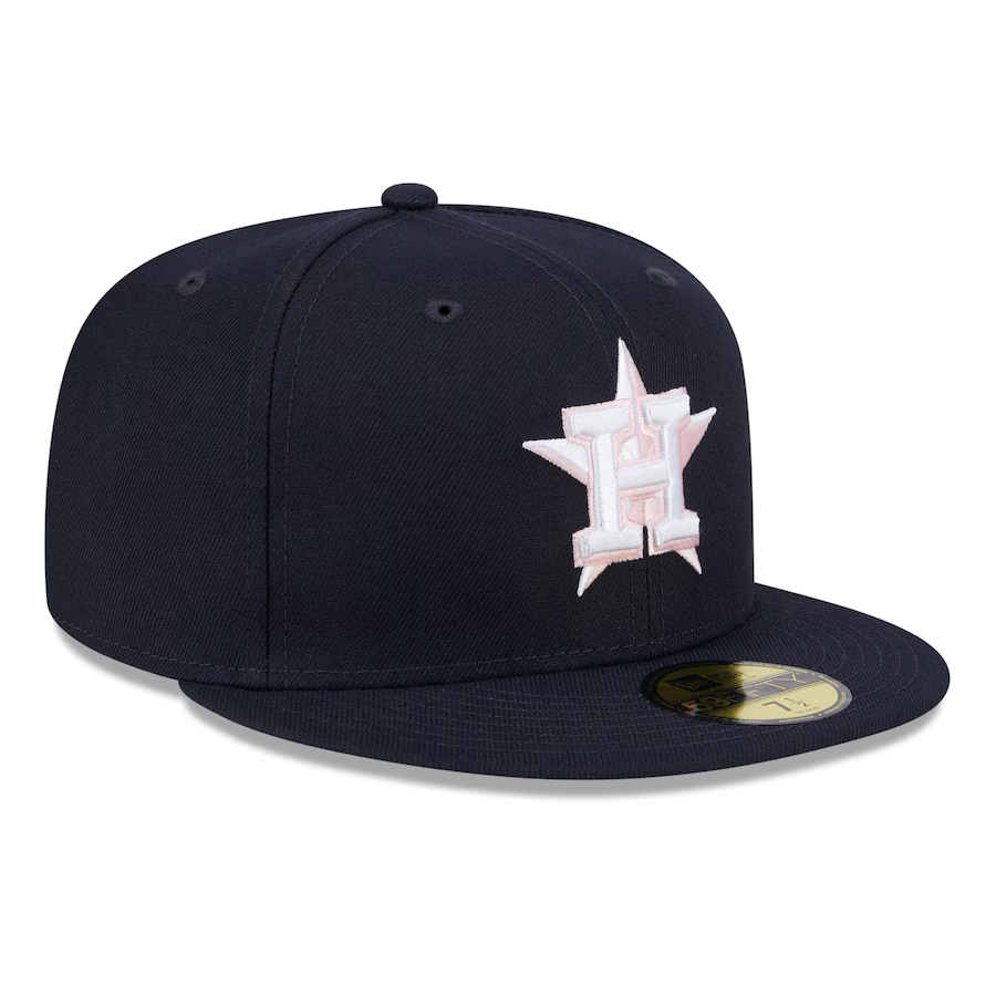 New Era Houston Astros 2024 Mother's Day On-Field 59FIFTY Fitted Hat-Navy