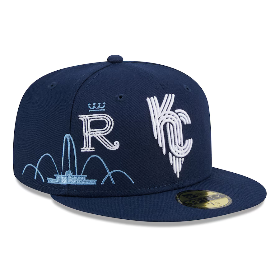 New Era Kansas City Royals City Connect Icon 59FIFTY Fitted Hat-Navy