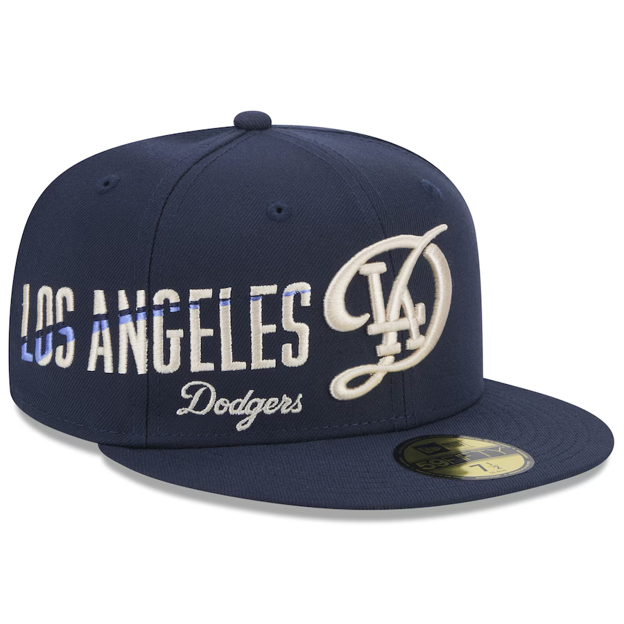 New Era Los Angeles Dodgers City Connect Icon 59FIFTY Fitted Hat 2024 - Navy